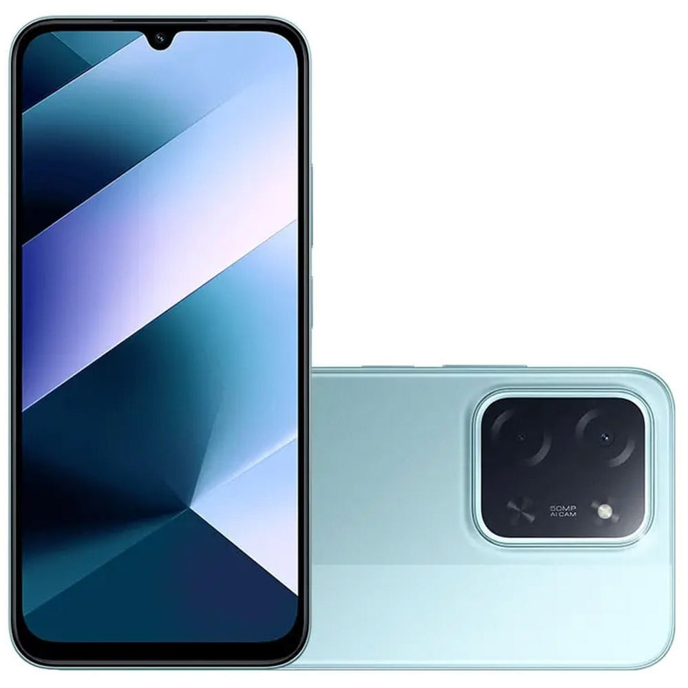 Smartphone Poco C85 128GB Verde Tela 6.9" Câmera 50MP 6GB RAM