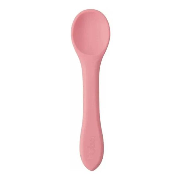 Colher Buba Em Silicone Rosa (MP)