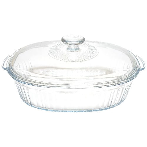 Assadeira de Vidro Baumon com Tampa de Vidro 2,8 Litros GC-02800