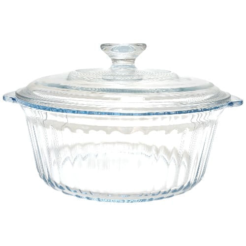 Assadeira de Vidro Baumon com Tampa de Vidro 2,4 Litros GC-2400