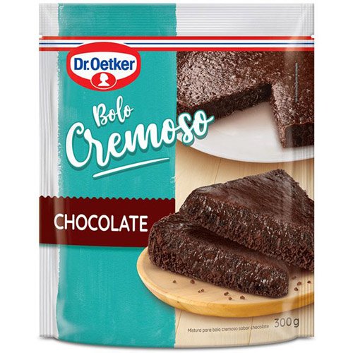 Mistura para Bolo Chocolate Cremoso Dr. Oetker 300g