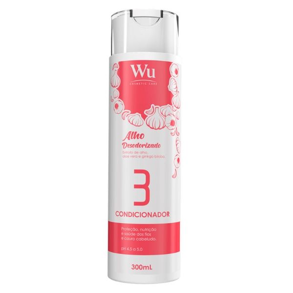 Condicionador Wu Alho Desodorizado 300ml (MP)