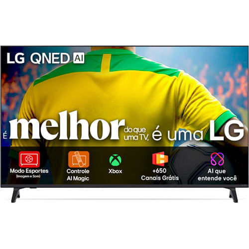 Smart TV 4K 55" LG QNED 55QNED73ASA
