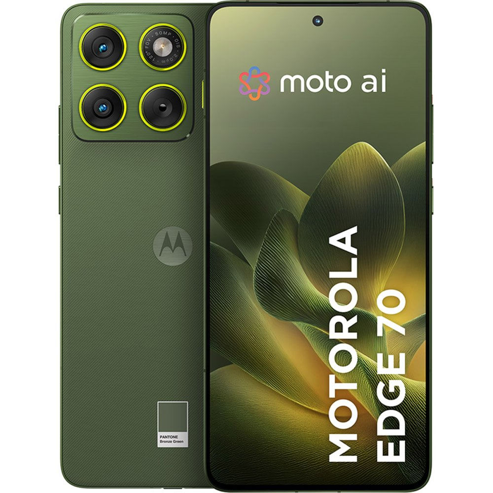 Smartphone Motorola Edge 70 256GB Verde Tela 6.7" Câmera 50MP 8GB RAM