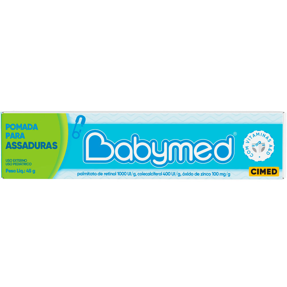 Pomada Para Assadura Babymed Azul 45g