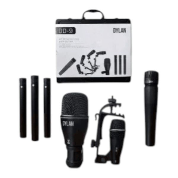 Microfone Para Bateria Dylan 9 Peças DD-9 (MP)