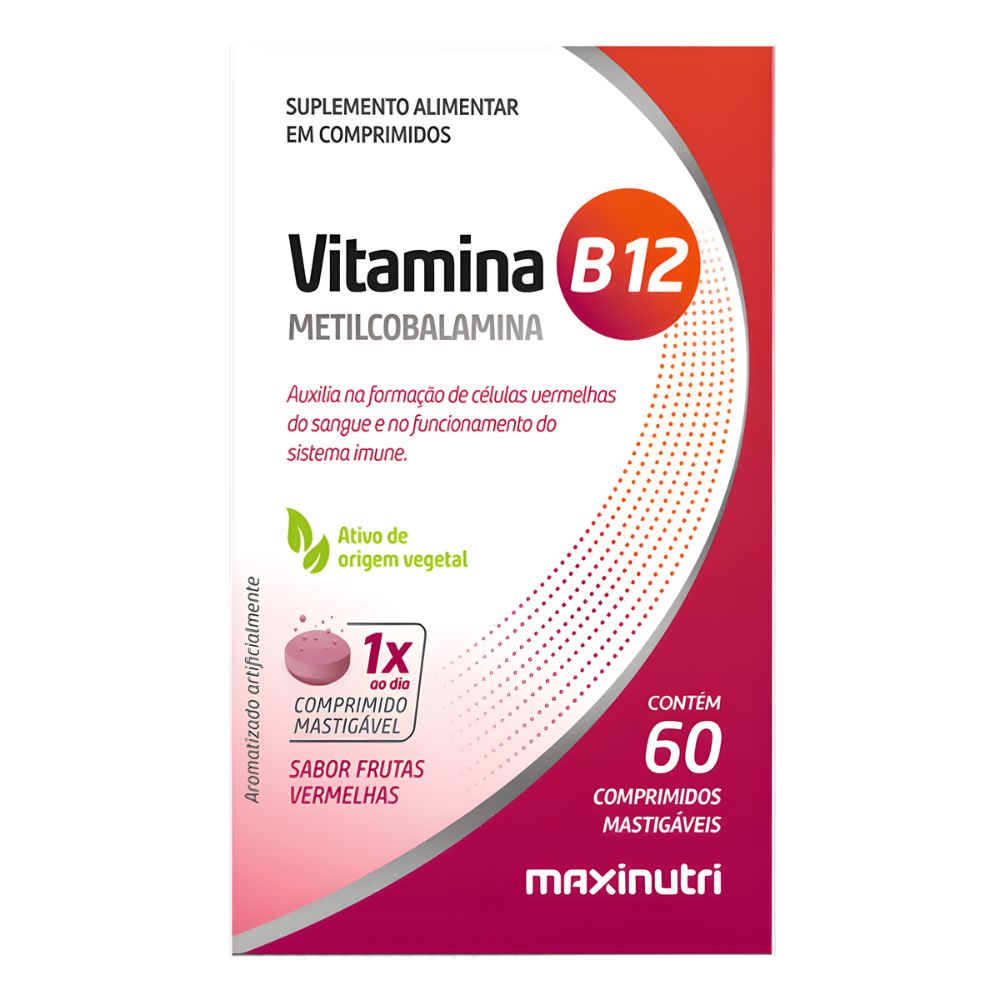 Vitamina B12 Maxinutri 60 Comp Mastigave