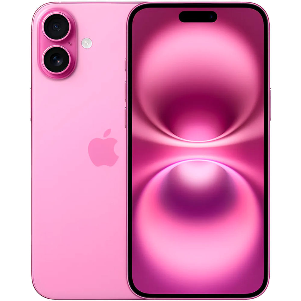 Apple Iphone 16 256GB Rosa Tela 6.1" iOS 18
