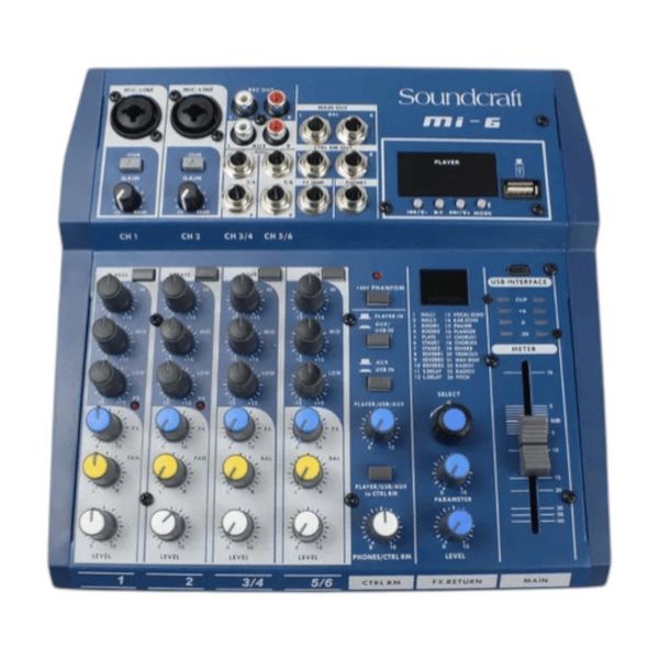 Mesa De Som Soundcraft MI-6 28920105 (MP)