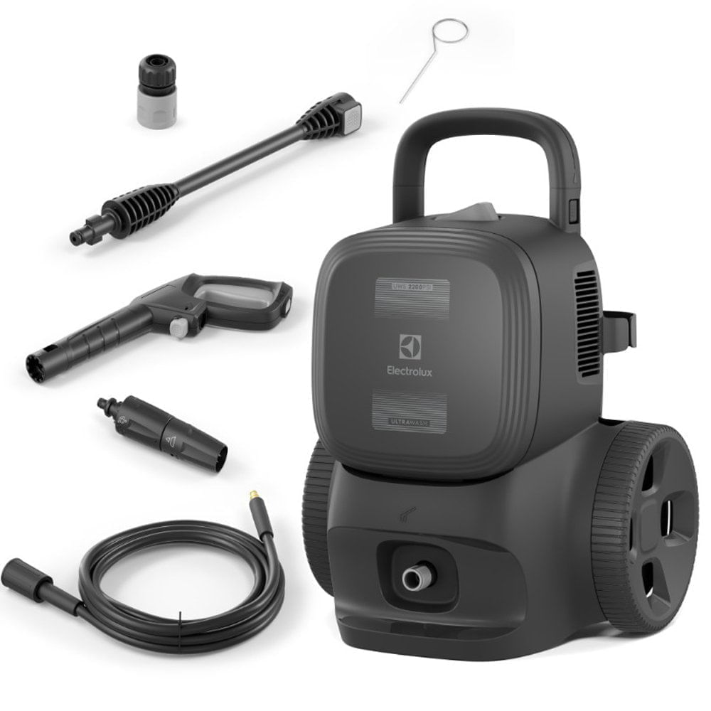 Lavadora de Alta Pressão Electrolux 2200PSI 1800W UltraWash Dispenser detergente Integrado UWS2200