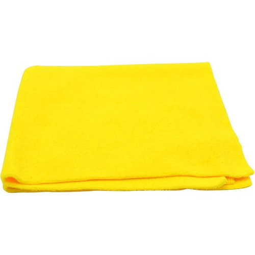 Toalha de Limpeza 3 Peças Defu Microfibra 40x40cm Reutilizáveis Amarelo E-BI