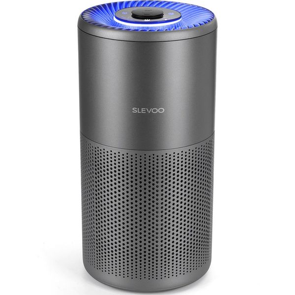 Purificador de Ar Slevoo Filtro HEPA H13 True Cinza W-BI
