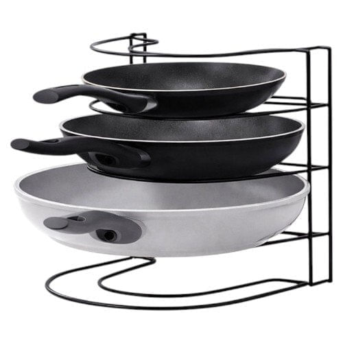 Suporte para Panela Yiwu com 4 Andares LE25930-9 Preto E-BI