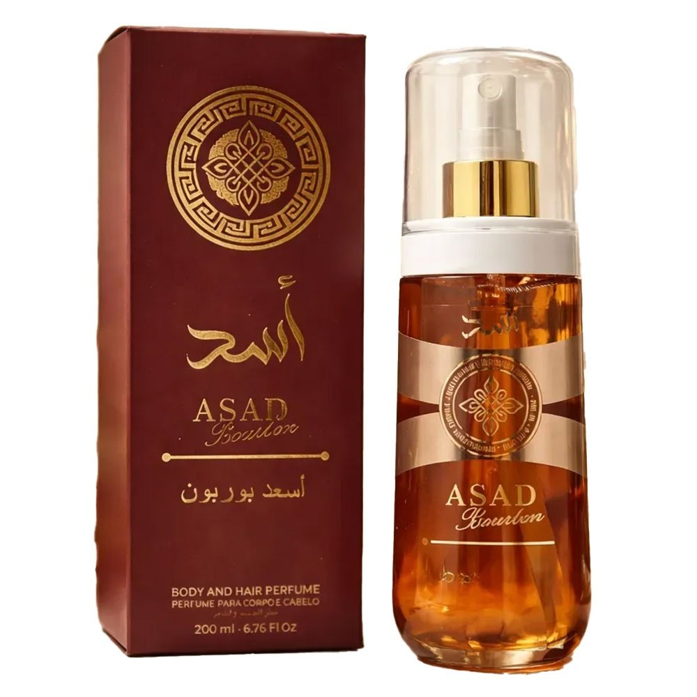 Perfume Árabe Corpo E Cabelo Afeer Asad Bourbon 200ml (MP)
