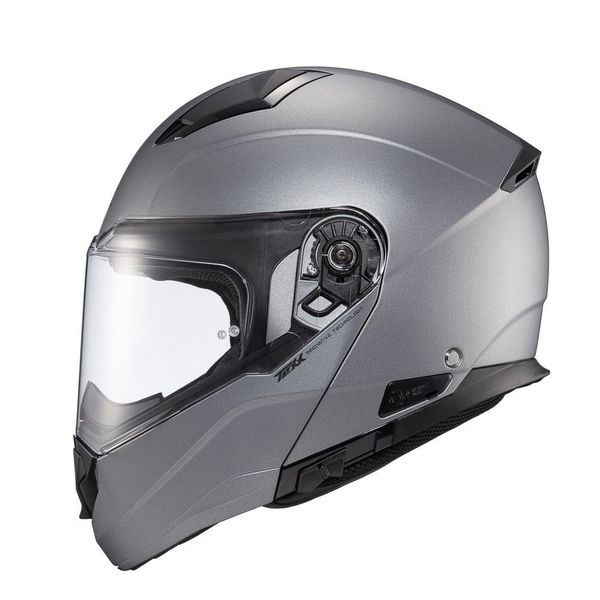 Capacete Texx Escamoteável Kratos Sólido Titânio Fosco 61 (MP)