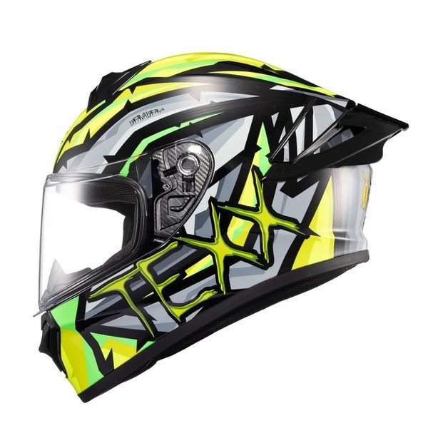 Capacete Texx Spihe Maasai Cinza E Verde 60 (MP)