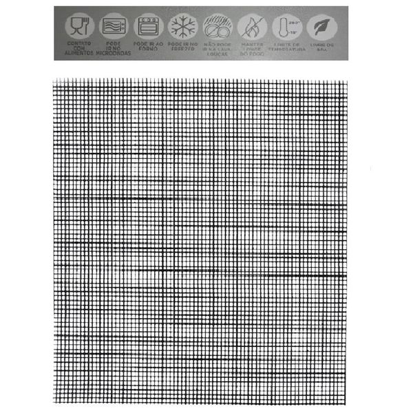 Manta Antiaderente Perfurada Retangular Allonsy Cromus 30x40cm (MP)