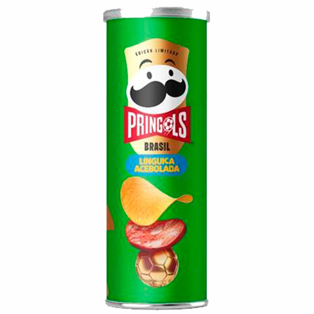 Batata Pringles Linguiça Acebolada Edição Copa 100g
