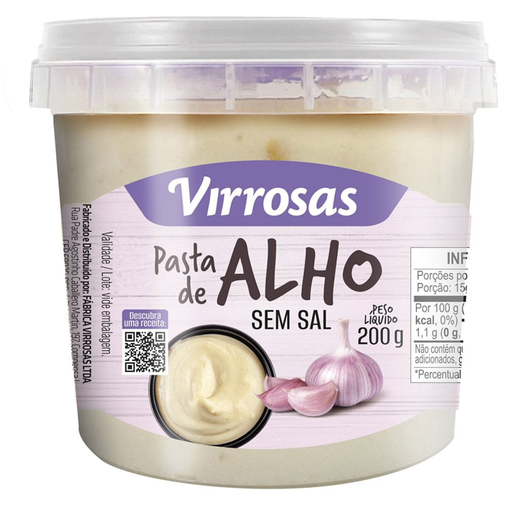 Pasta de Alho Virrosas 200g