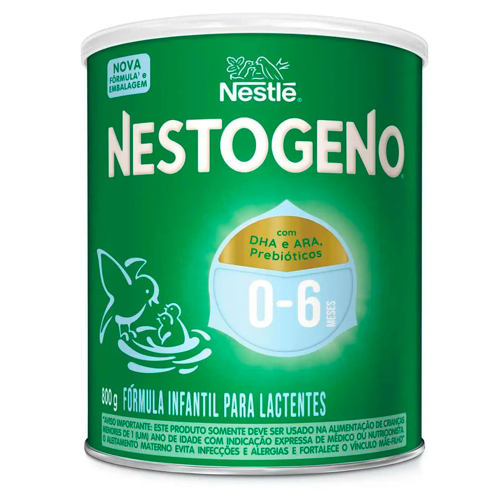 Fórmula Infantil Nestlé Nestogeno 1 de 0 A 6 Meses 800g