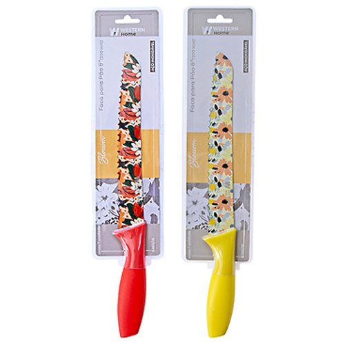 Faca De Pão Western Home Blossom 8" Sortido 6360/18
