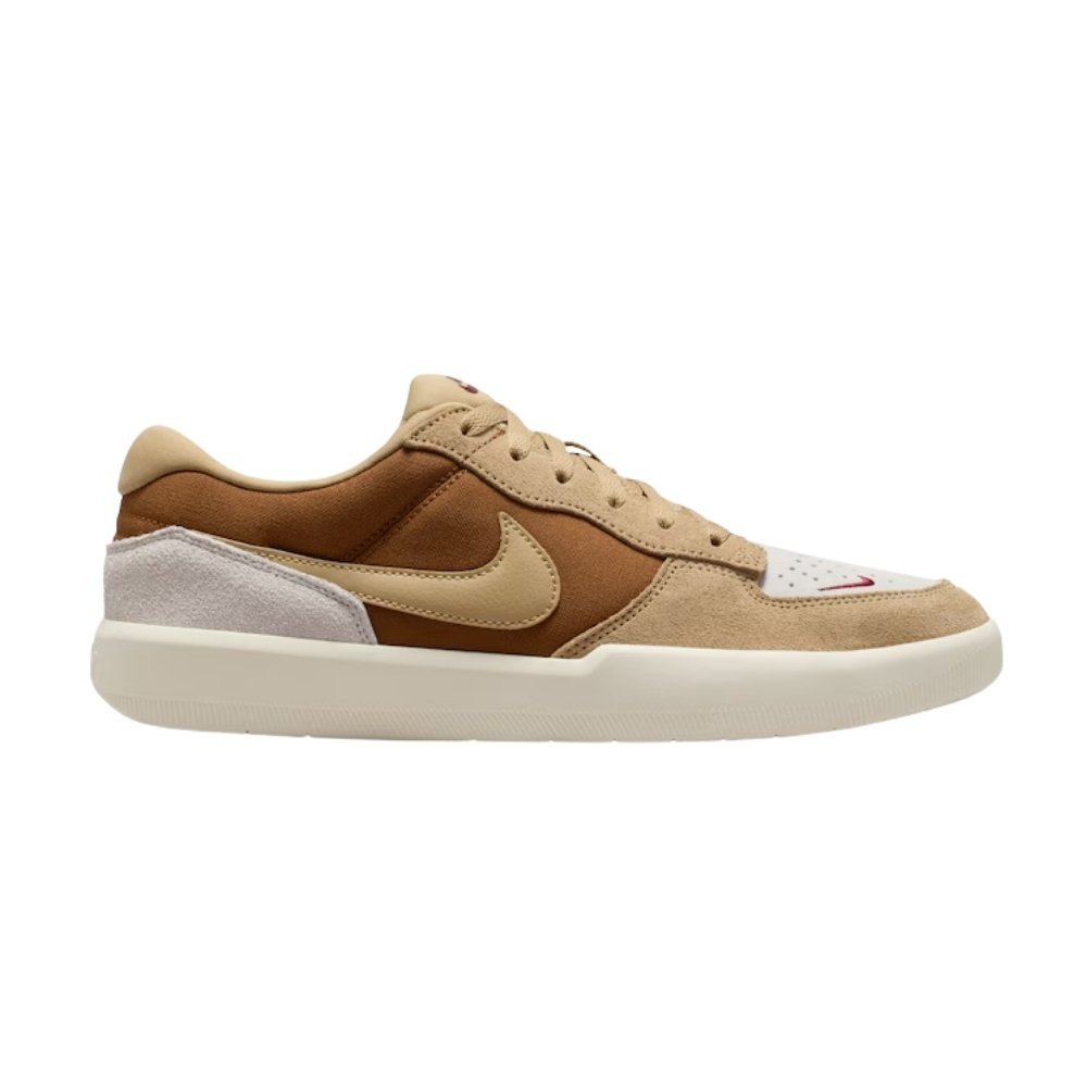 Tênis Casual Masculino Nº40 Nike SB Force 58 Bege E Marrom (MP)