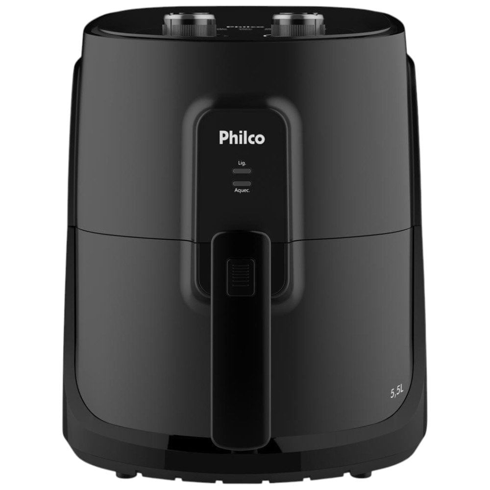 Fritadeira Elétrica Air Fryer Philco 5,5 Litros Preto PAF55B