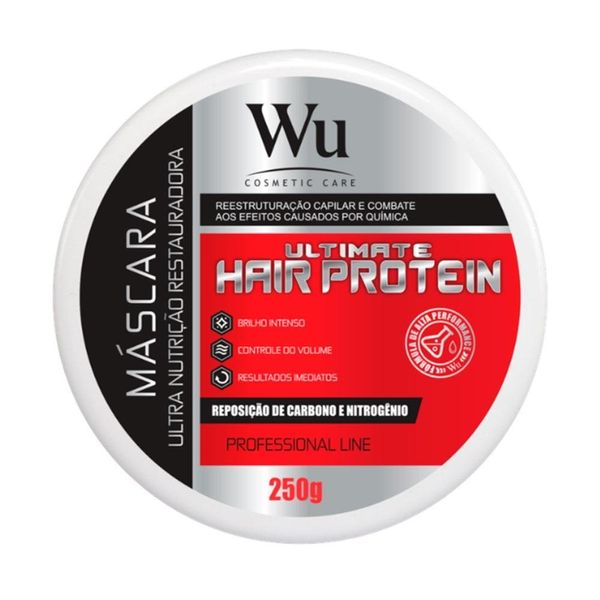 Mascara Tratamento Professional Wu Ultimate Hair Protein 250g (MP)