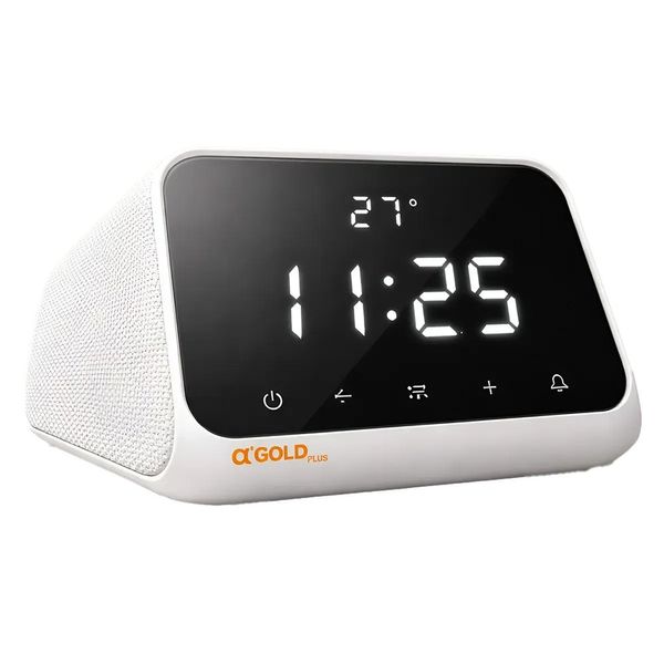 Caixa De Som Portátil A'Gold Com Despertador SM-55 (MP)