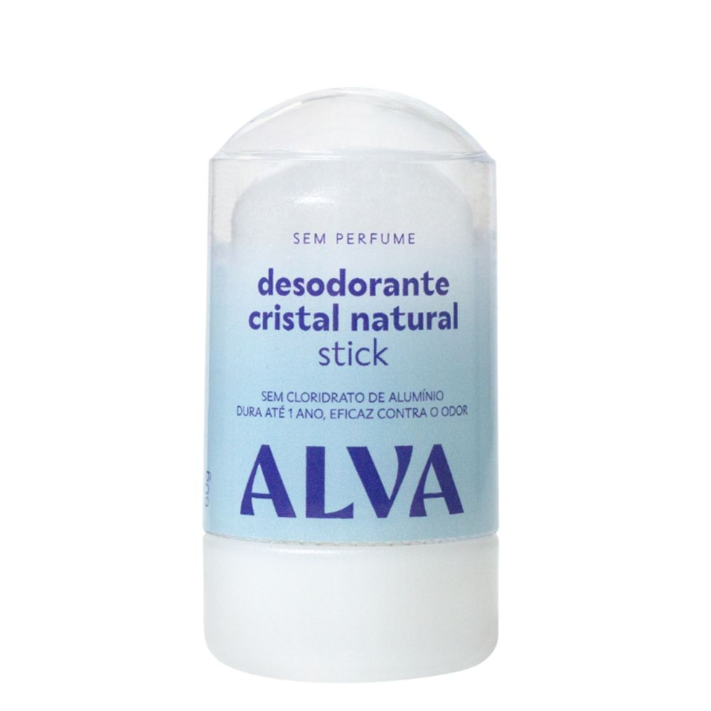 Desodorante Stick Cristal Alva Sem Cheiro 60g