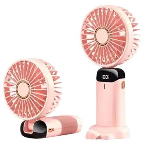 Mini Ventilador De Mesa Portátil Rosa Anhui E-BI