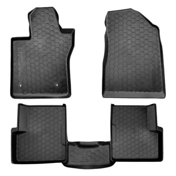 Jogo Tapete Bandeja 5 Peças Grid Jeep Renegade 4 Portas 2015 A 2026 (MP)
