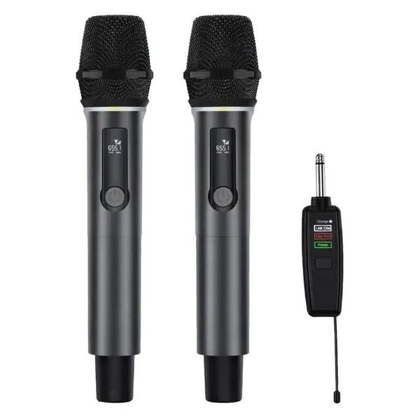 Kit 2 Microfone Sem Fio A'gold MCD51B (MP)