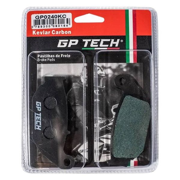 Pastilha Freio GP Tech 0240KC Bros 160 / CB 250f Twister 2016-17 Traseira (MP)