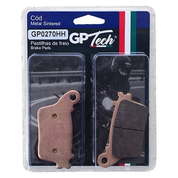 Pastilha Freio GP Tech 0270HH CB 600F Hornet 2008- / Cbr 1000 Fire Traseira (MP)