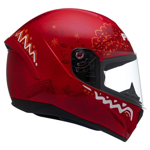 Capacete Peels Spike II Parintins Vermelho 62