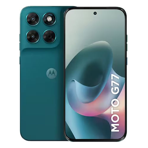 Smartphone Motorola G77 5G 256GB Verde Tela 6.8" Câmera 32MP 8GB RAM