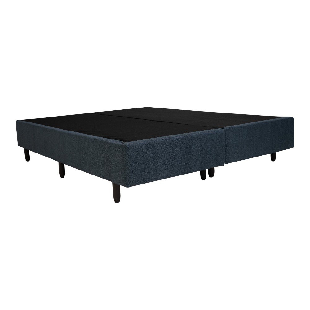 Base Cama Box Americana Queen Pelmex 158x198x26cm Grafite (MP)