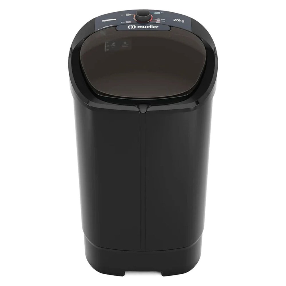 Lavadora Tanquinho Mueller 20kg 127V Preto MLT20B PA61 (MP)