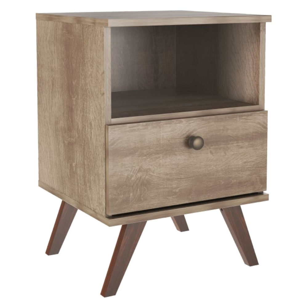 Mesa De Cabeceira Movelbento Retrô MDP Rústico RT3019