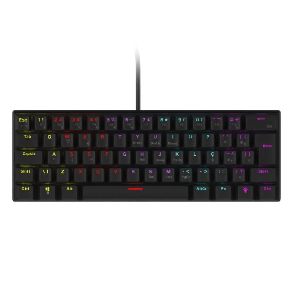 Teclado Gamer Mecânico Vinik 60% RGB Switch Red ANIHIBKRD (MP)