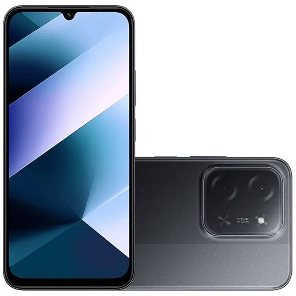 Smartphone Xiaomi Poco C85 4G 256GB Preto Tela 6.9" Câmera 50MP 8GB RAM (ID)