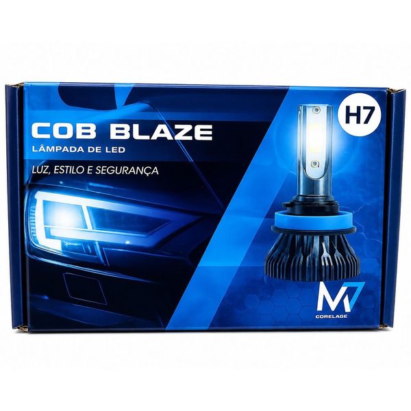 Kit Lâmpadas LED JR8 COB Blaze H7 6000K LCBM7H7W (MP)