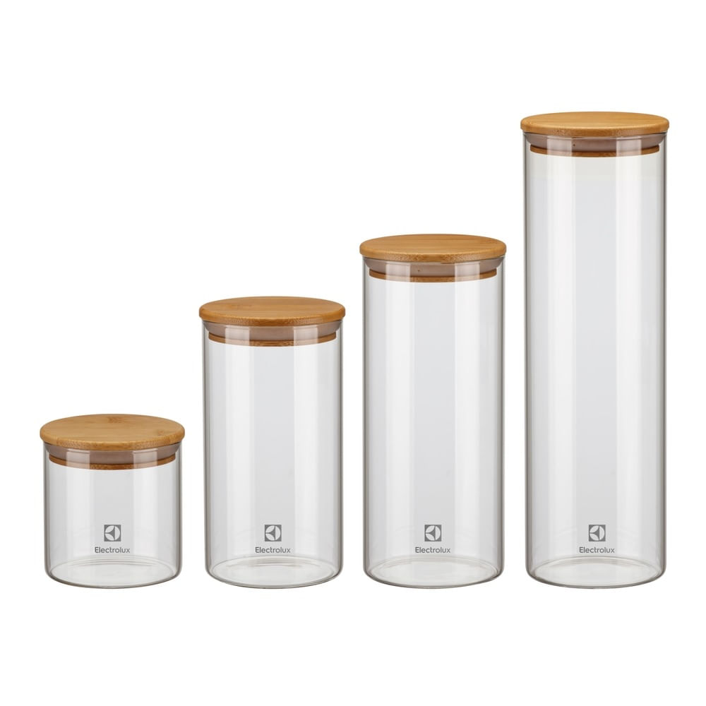 Pote Hermético Electrolux 4 Peças Bambu 41044630