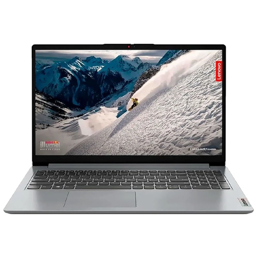 Notebook Lenovo Slim Ideapad Intel Core 3 15.6" Processador N100 4GB RAM 128GB Cinza 82XB00HVUS AT-BI