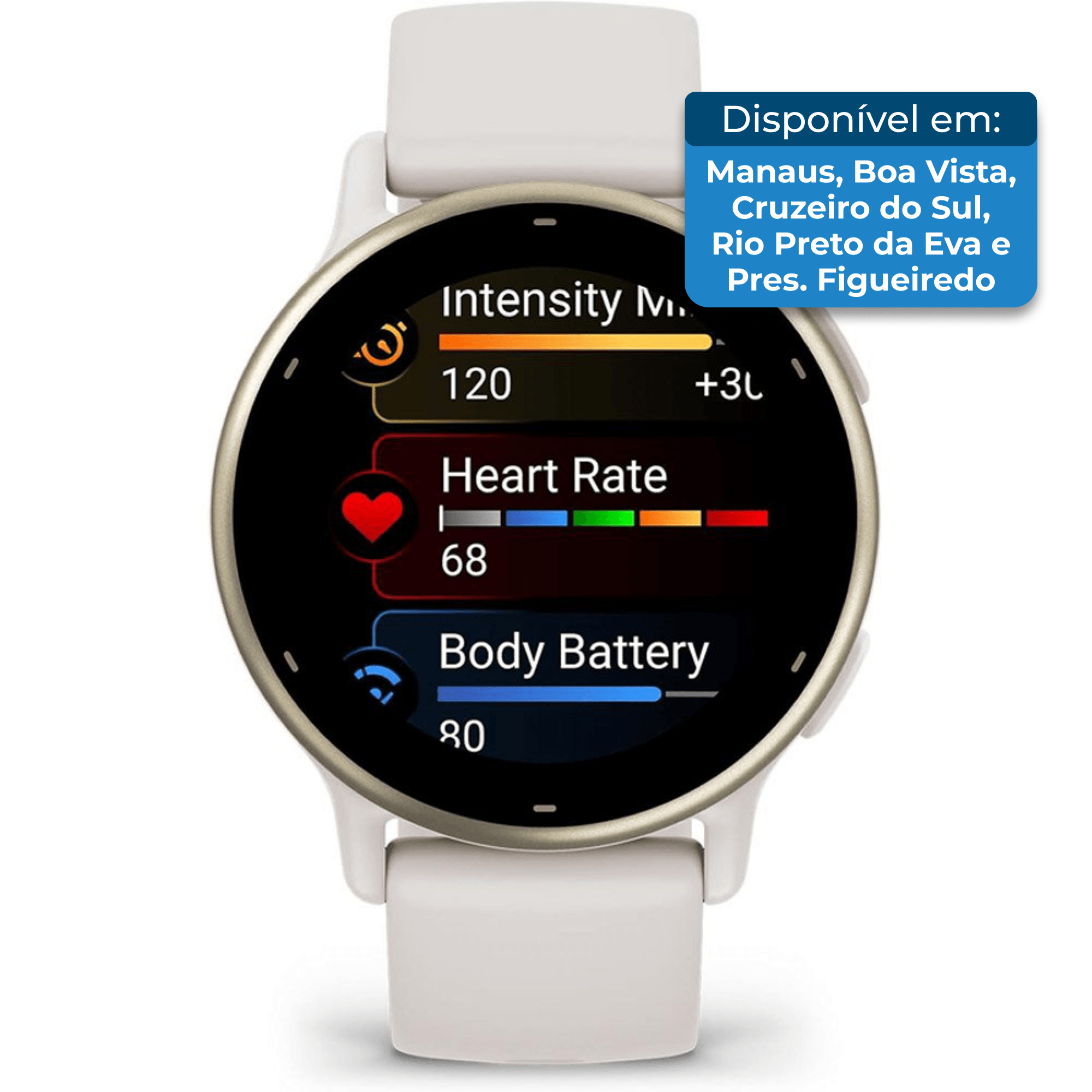 Smartwatch Garmin Vivoactive 5 Marfim A-BI