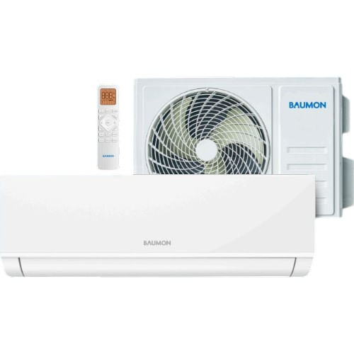 Ar-Condicionado Split Inverter 24.000 Btus Baumon Hi-Wall 220V 60Hz Gás R32A Branco