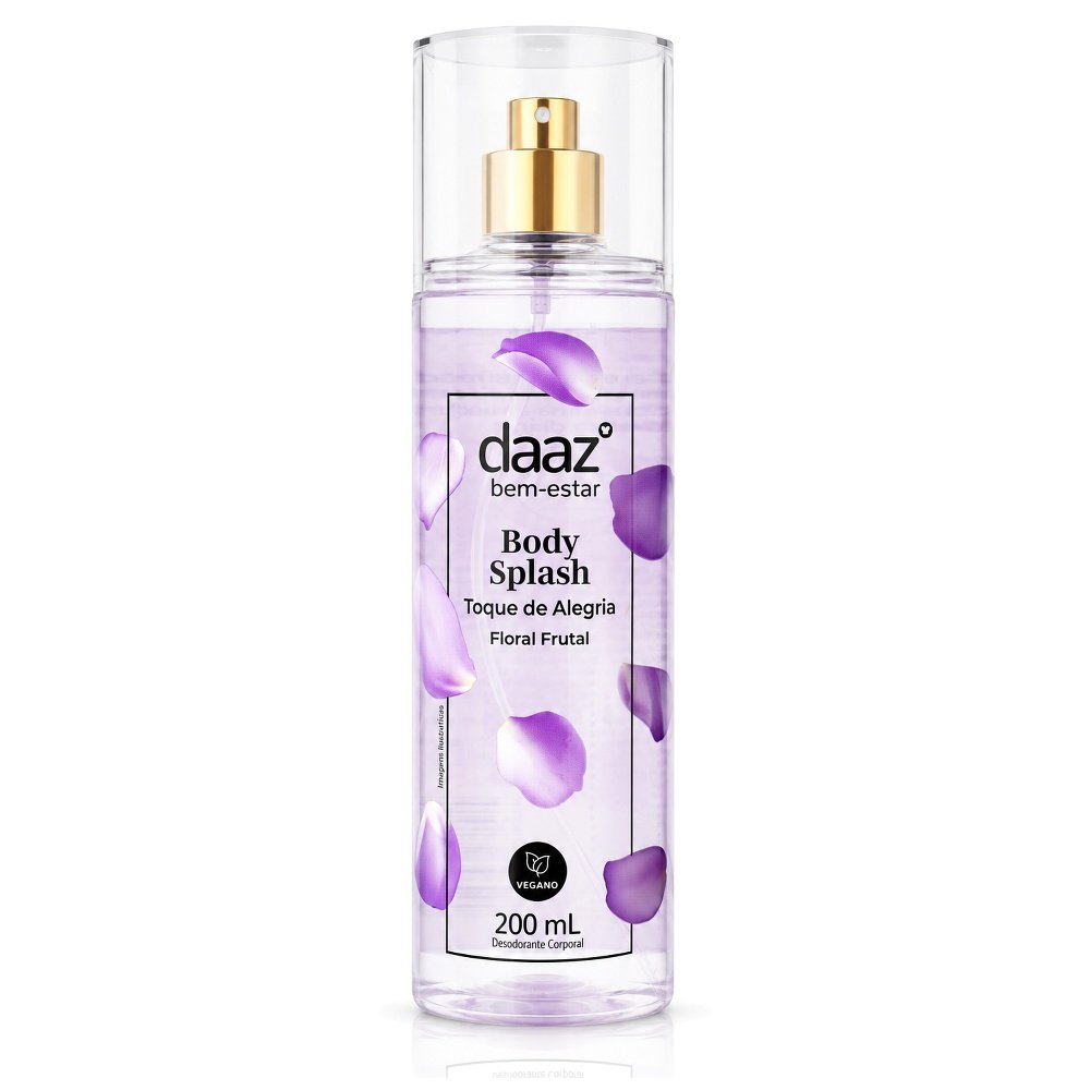 Body Splash Daaz Toque de Alegria Floral Frutal 200ml