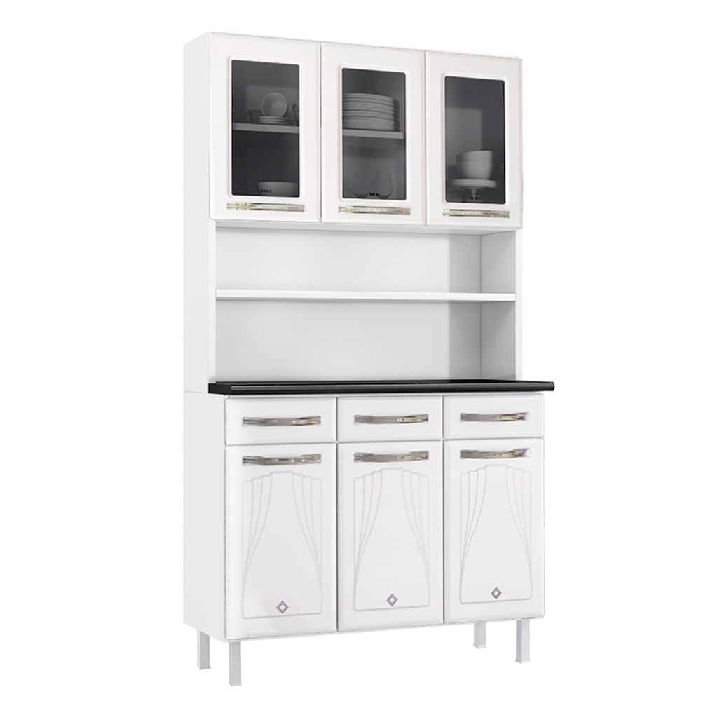 Armário de Cozinha Telasul Cristal 819210 Branco